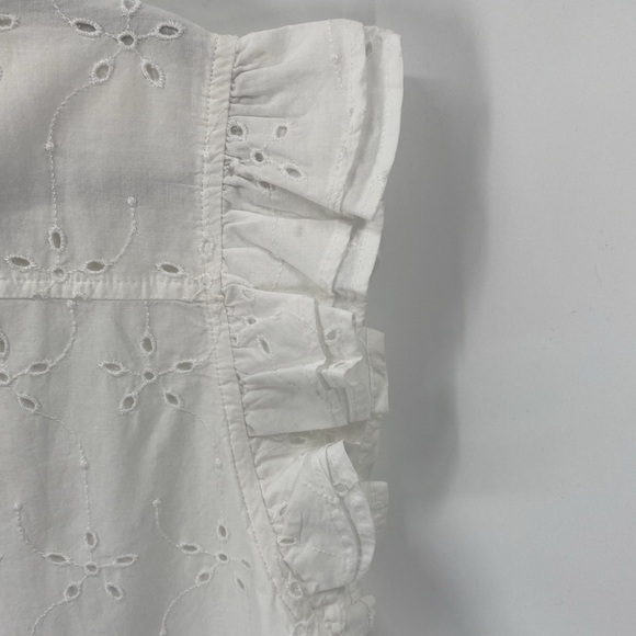 J. Crew Eyelet Button Front Top NWT Size XXL - Picture 5 of 10